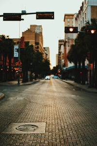 View of city street