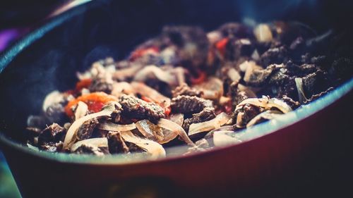 Close-up of food in plate