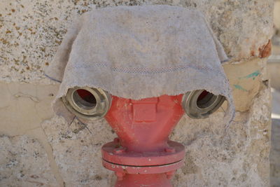 Close-up of fire hydrant