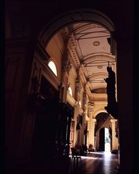 Interior of temple