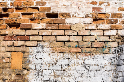 Full frame shot of brick wall