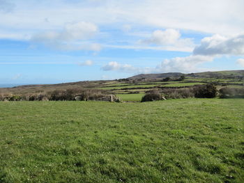 Scenic view of landscape against sky