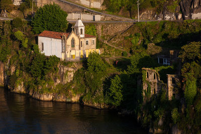 The historical chapel of the lord of beyond built in the late xv century at vila nova de gaia 