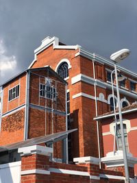 Low angle view of building against sky