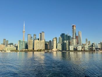 Toronto skyline from toronto islands