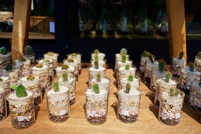 Variety of food on table