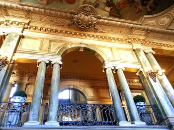 Low angle view of historical building