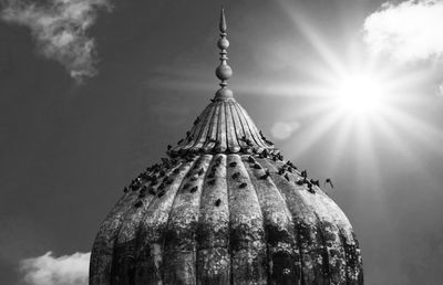 Dome against sky on sunny day