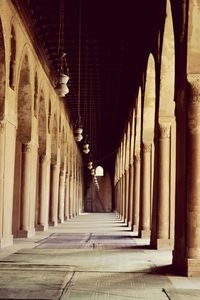 Corridor of historical building