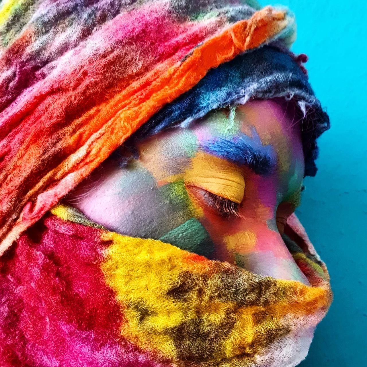 FULL FRAME SHOT OF MULTI COLORED PINK ART
