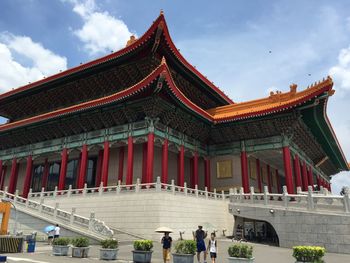 Low angle view of building against sky