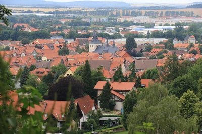 High angle view of wernigerode