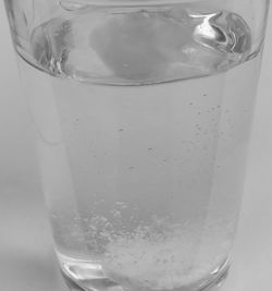 Close-up of water in glass