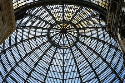 Low angle view of skylight