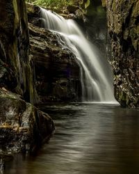 View of waterfall