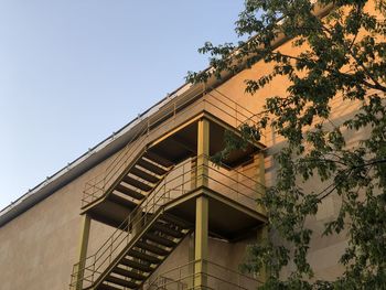 Low angle view of building against sky