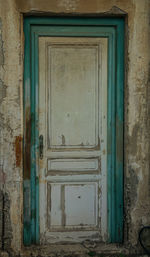 Close-up of door