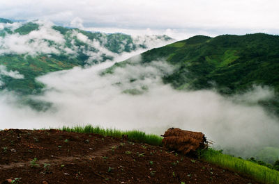 Scenic view of landscape against sky