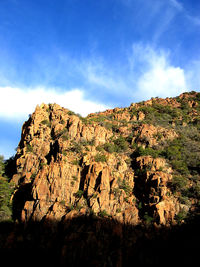 Scenic view of mountain against sky