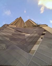 Low angle view of building against sky