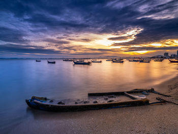 Broken fishing boat ii penang - malaysia