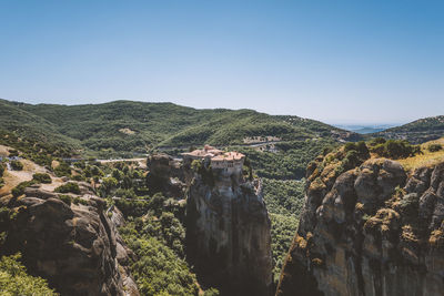 Scenic view of mountain against sky