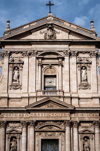 Low angle view of a building in rome 