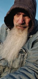 Portrait of man wearing hat