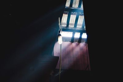 Shadow of window on wall