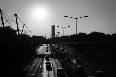 Road passing through railroad track