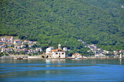 Kotor bay are a series of coves on the southern dalmatian coast of the adriatic sea in montenegro