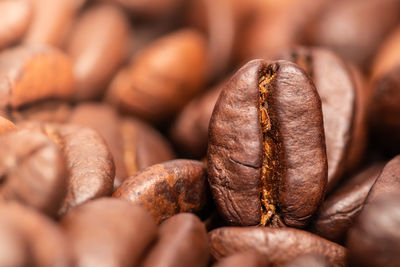 Full frame shot of coffee beans