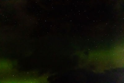 Low angle view of sky at night