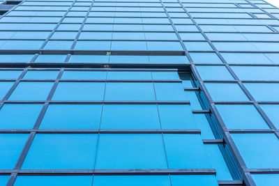 Low angle view of glass building