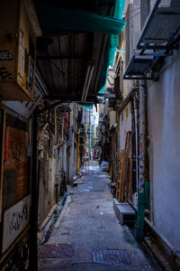 Alley amidst buildings