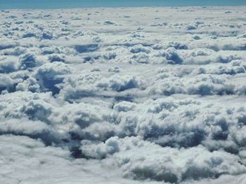 Aerial view of cloudscape