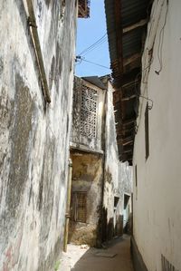 Narrow alley in old town