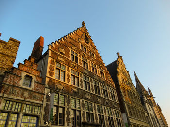 Low angle view of historical building against sky