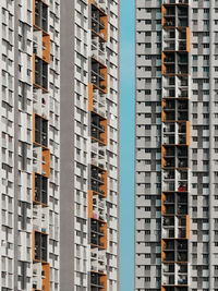 Full frame shot of a highrise residential building