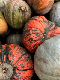 Full frame shot of pumpkins