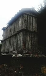 Low angle view of old building