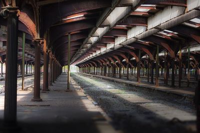 View of railroad tracks