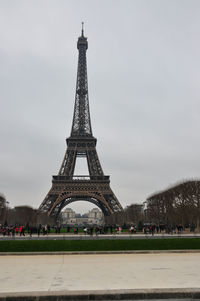 Eiffel tower against sky