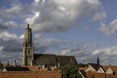 Low angle view of traditional building against sky