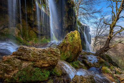 Waterfall in forest