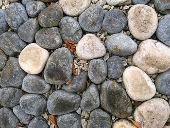 Full frame shot of stones