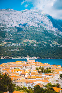 View of buildings in city