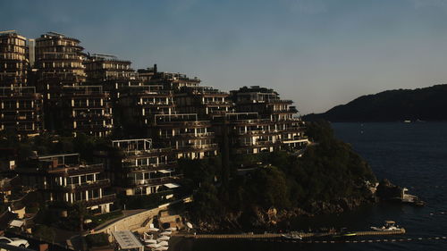 View of city at waterfront