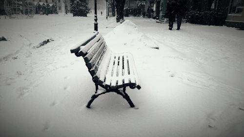 Snow covered landscape