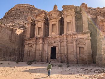 Low angle view of historical building